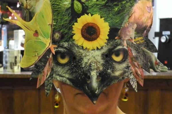 Bird Woman Mask, by Suzelle Lynch